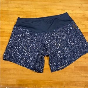 Oiselle Long Roga Shorts